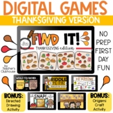 Thanksgiving Digital Games