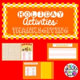 Thanksgiving Digital Word Search and More Word Work!