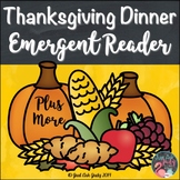 An Emergent Reader Plus More Thanksgiving Dinner