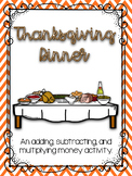 Thanksgiving Dinner Budget Activity