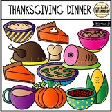 Thanksgiving Dinner (Clip Art for Personal & Commercial Use)