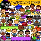 Thanksgiving Dinner Clipart {Thanksgiving Clipart}
