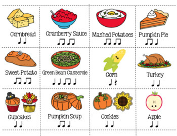 Thanksgiving Dinner Music Worksheet Rhythm Composition by Music with
