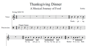 Preview of Thanksgiving Dinner (Song)