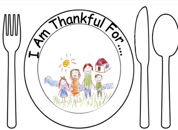 Preview of Thanksgiving Dinnerplate Activity