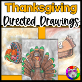Thanksgiving Directed Drawing, Activity & Worksheets