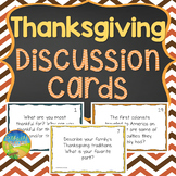 Thanksgiving Discussion Cards