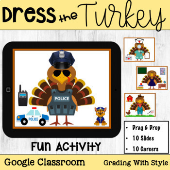 Preview of Thanksgiving- Disguise the Turkey/Career Day (Digital Activity)