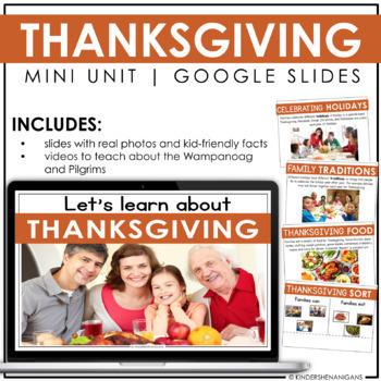 Preview of Thanksgiving | Distance Learning | Google Slides