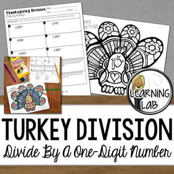 Preview of Thanksgiving Math - Division