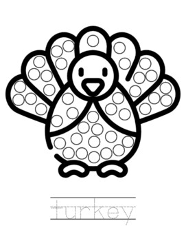 Thanksgiving Dot Marker Activity Packet by Teaching Tots Treehouse