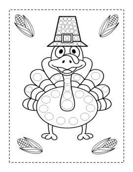 Thanksgiving Dot Markers Activity Book (Coloring book for Toddlers Ages 2+)