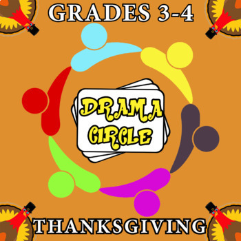 Preview of Thanksgiving Drama Circle Mystery Activity, GRADES 3-4
