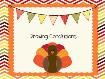Preview of Thanksgiving Drawing Conclusions