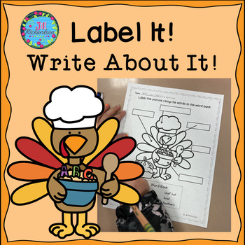 Preview of Thanksgiving ESL Writing Activities Kindergarten, First Grade Second Grade