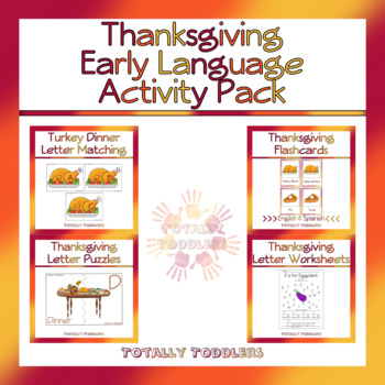 Preview of Thanksgiving | Early Language | Activity Pack