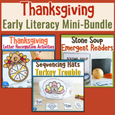 Thanksgiving Early Literacy Mini-Bundle