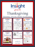 Thanksgiving Elementary Activities Bundle