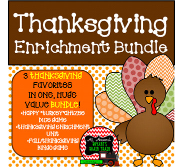 Preview of Thanksgiving Enrichment Bundle