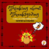 Thanksgiving Enrichment| GATE, Early Finishers