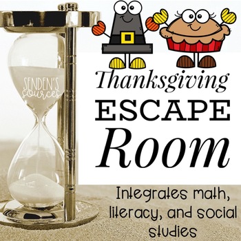 Preview of Thanksgiving Escape Room: Integrates 3 Subjects