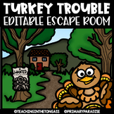 Thanksgiving Escape Room Math & ELA Printable Activities