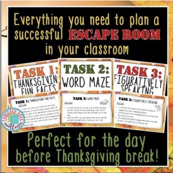 Thanksgiving Escape Challenge - The Collaborative Class