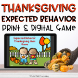 Thanksgiving Expected Unexpected Behavior Choices Print an
