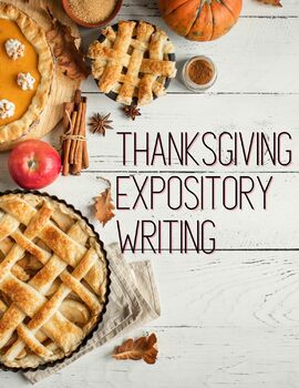 Preview of Thanksgiving Expository Writing Mini-Unit