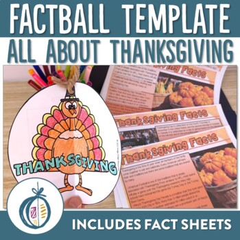 Preview of Thanksgiving Factball and Fact Sheets