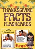 Thanksgiving Facts Flash Cards