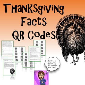 Preview of Thanksgiving  QR Code Scavenger Hunt