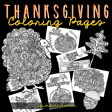 Thanksgiving & Fall (Autumn) Coloring Pages