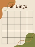 Thanksgiving / Fall Bingo