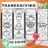 Thanksgiving Fall Bookmarks | Pumpkin Pie | Turkey | PSL |