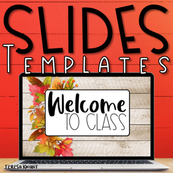 Preview of Thanksgiving & Fall Google Slides and PowerPoint Templates | Distance Learning