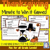 Thanksgiving/Fall Party Games: Minute to Win it Style!