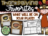 Thanksgiving Favorite Foods: Write, Craft, Graph