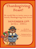 Thanksgiving Feast Flyer / Invitation