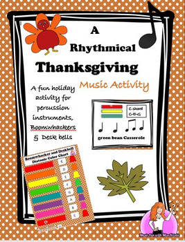 Preview of Thanksgiving Feast Rhythm Activity (including PPT)