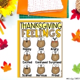 Thanksgiving Feelings & Emotions Chart FREEBIE SEL & Counseling