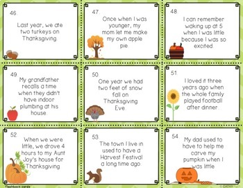 Thanksgiving Figurative Language Games and Creative Writing Projects