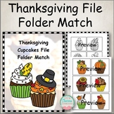 Thanksgiving File Folder Match