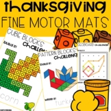 Thanksgiving Fine Motor Math Mats for Preschool, Pre-K, an