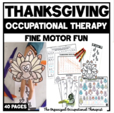 Thanksgiving Fine Motor No Prep Printables for Occupationa