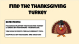 Thanksgiving Fitness: Find The Turkey