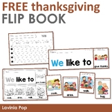 FREE Thanksgiving Sight Word Fluency Flip Book & Writing Prompt