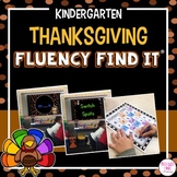 Thanksgiving Fluency Find It (Kindergarten)