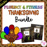 Fluency & Fitness® Thanksgiving Brain Breaks {EDITABLE}