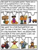 Fall Fluency and Sequencing Reading Comprehension Puzzles
